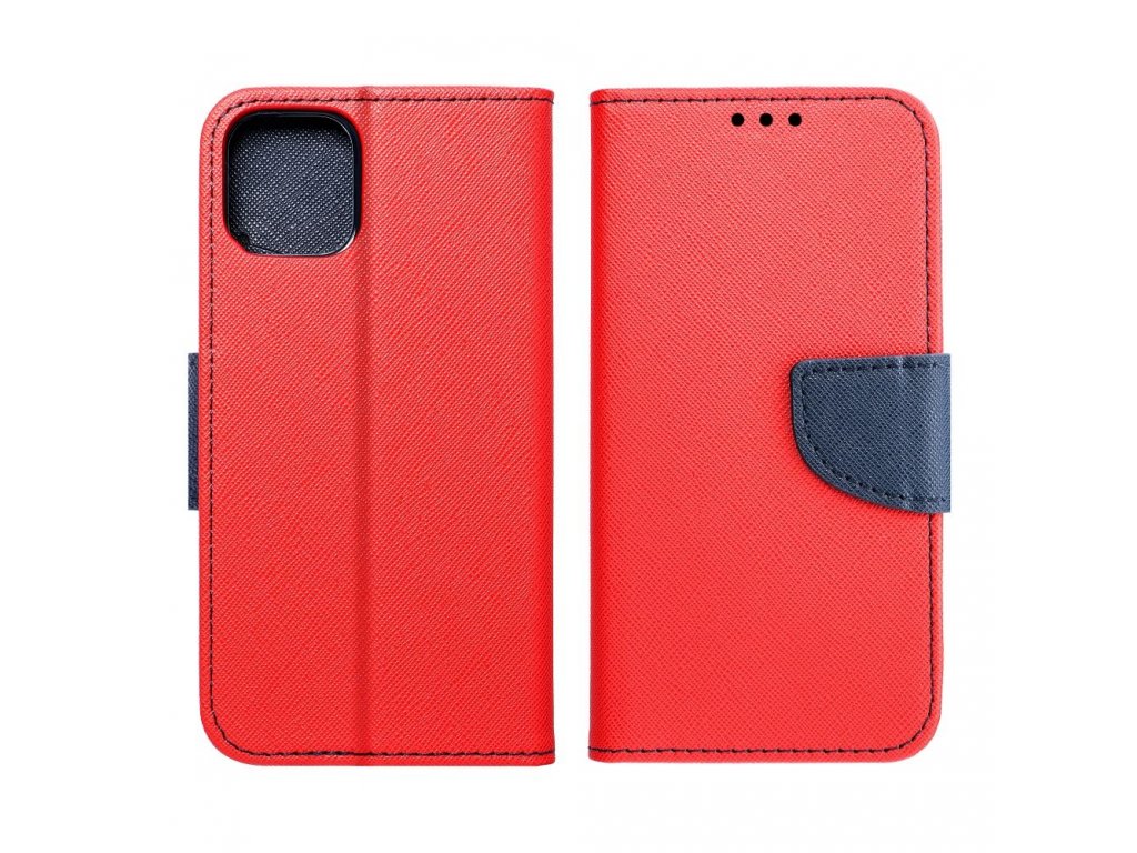 Fancy Book case for IPHONE 15 PLUS red / navy