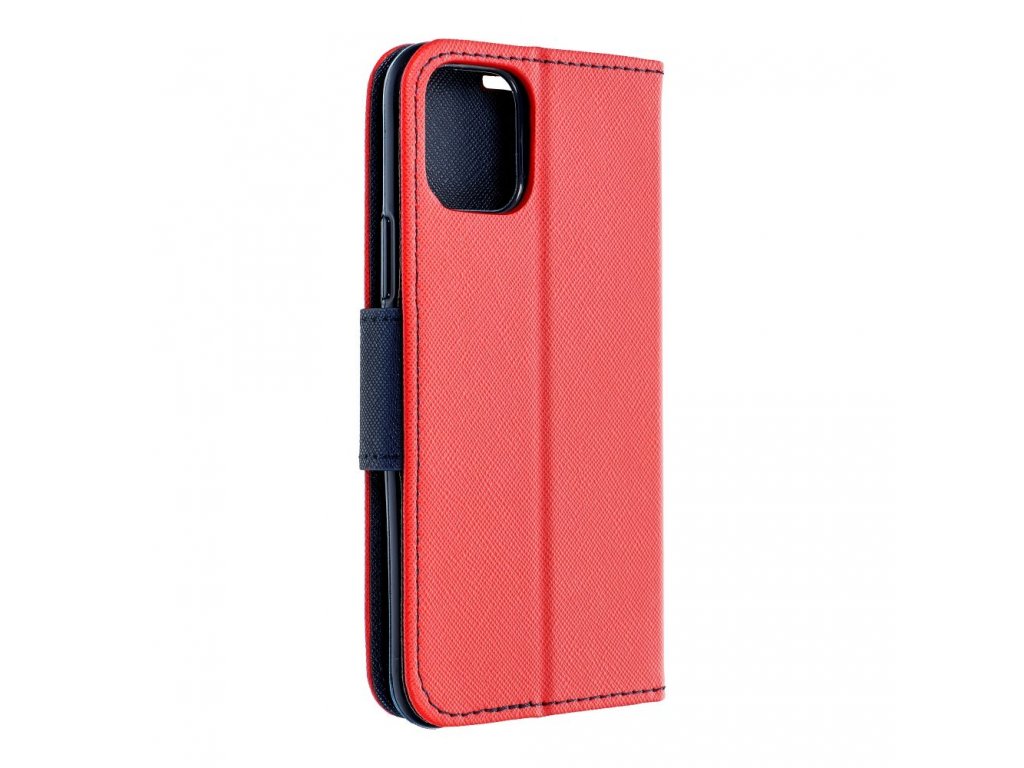 Fancy Book case for IPHONE 15 PLUS red / navy