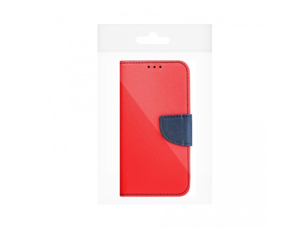 Fancy Book case for IPHONE 15 PRO MAX red / navy