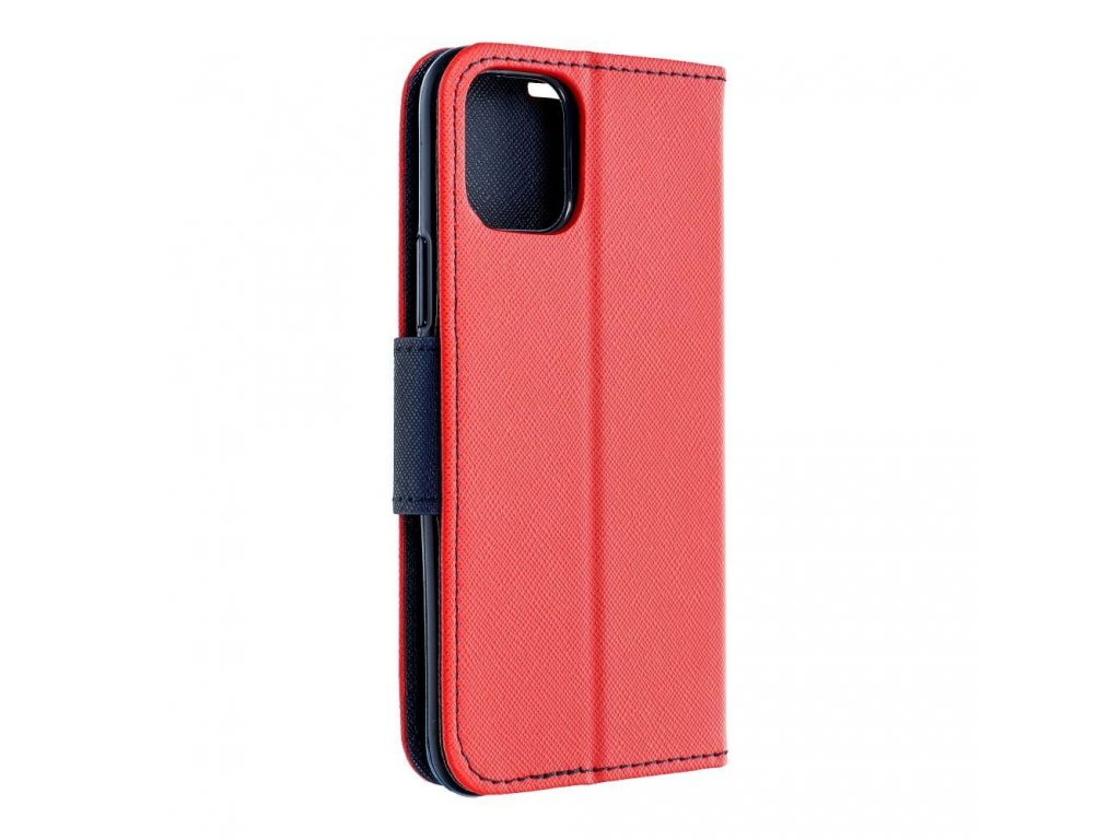 Fancy Book case for SAMSUNG S23 FE red / navy