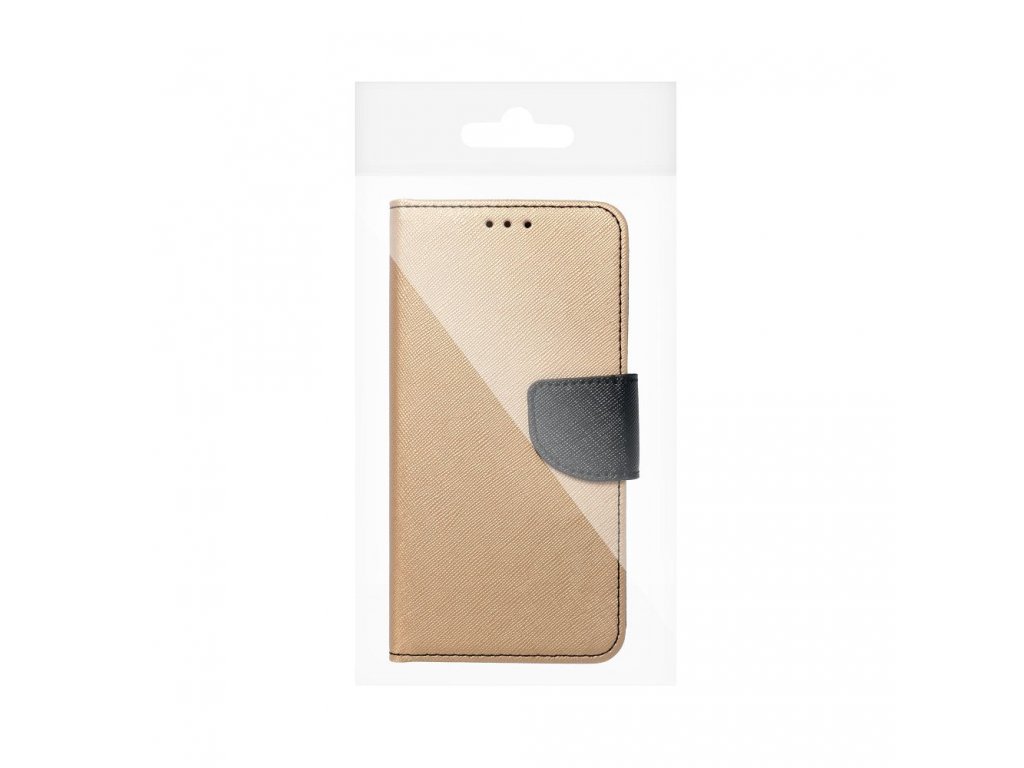 Knížkové pouzdro Fancy Book pro Xiaomi Redmi A1 - černé / zlaté