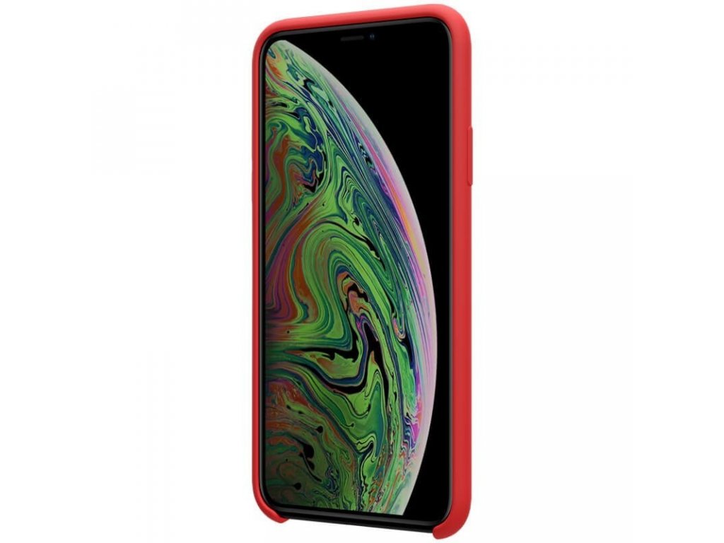 Flex Pure Liquid Silikonové pouzdro pro iPhone 11 Pro červené