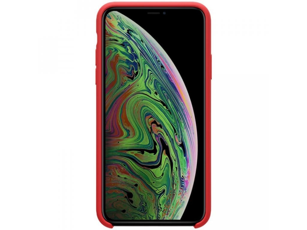 Flex Pure Liquid Silikonové pouzdro pro iPhone 11 Pro červené