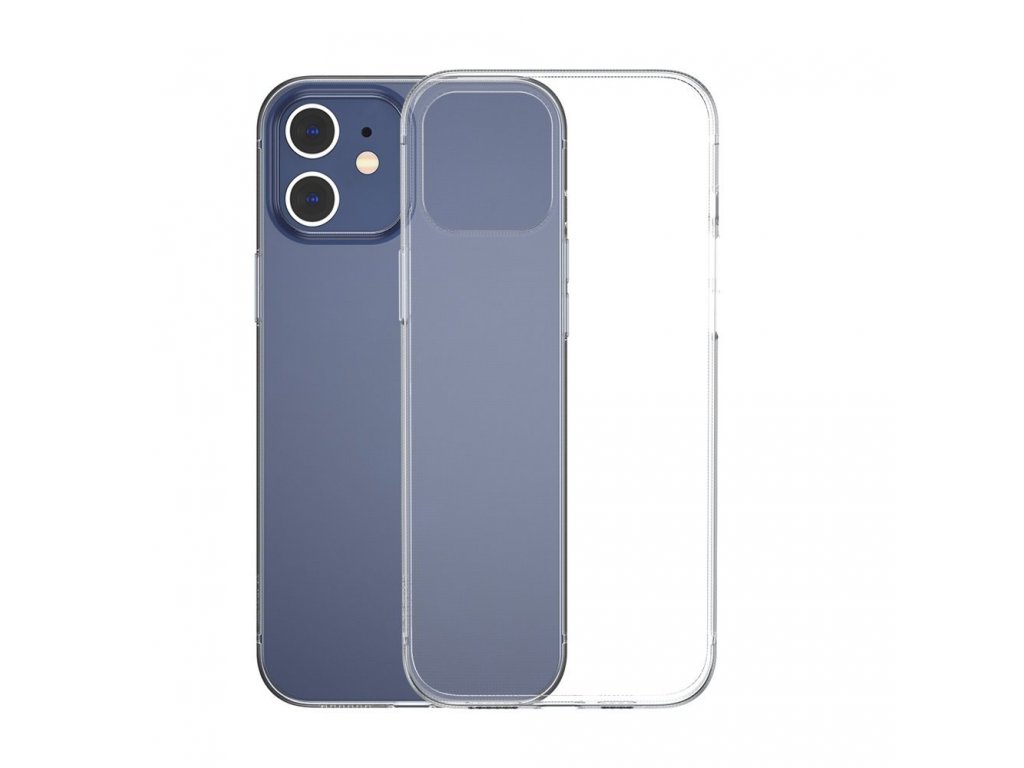 Flexibilní gelový zadní kryt pro iPhone 12 mini Transparentní (ARAPIPH54N-02)