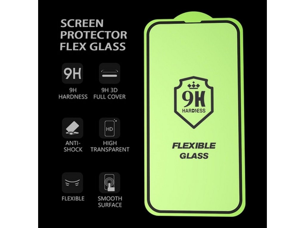 Flexibilní tvrzené sklo Nano Glass 5D Full Glue pro iPhone 6/6s 5,5" bílé