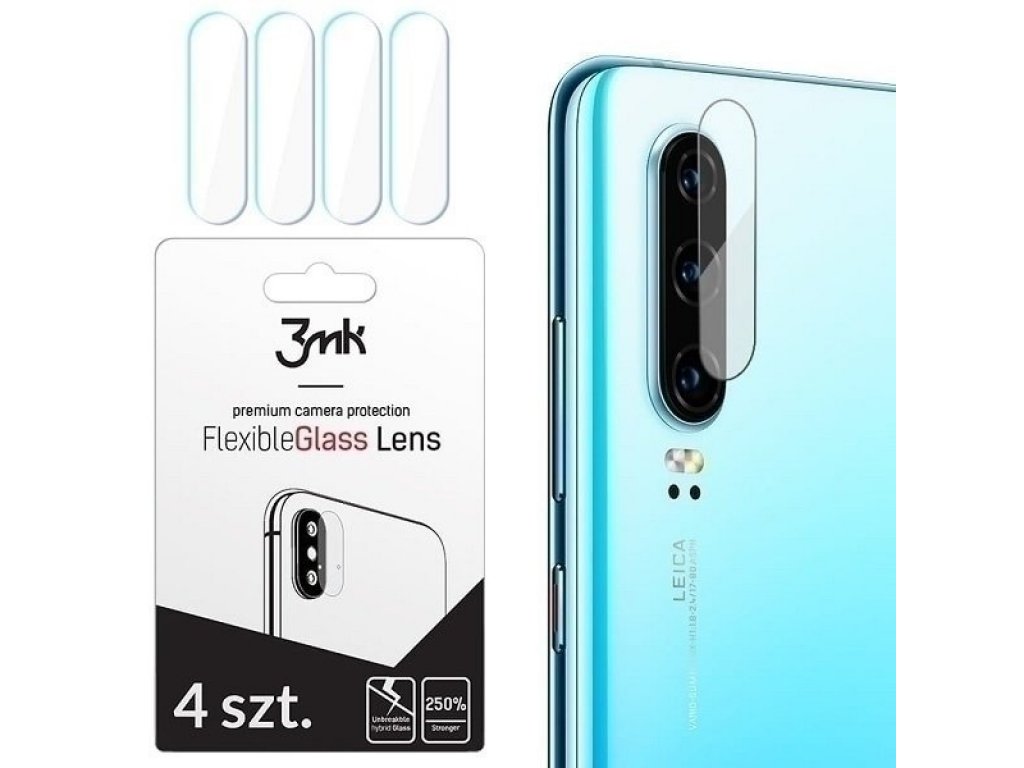 FlexibleGlass Lens Xiaomi Redmi Note 8 hybridní sklo na objektiv kamery 4 ks