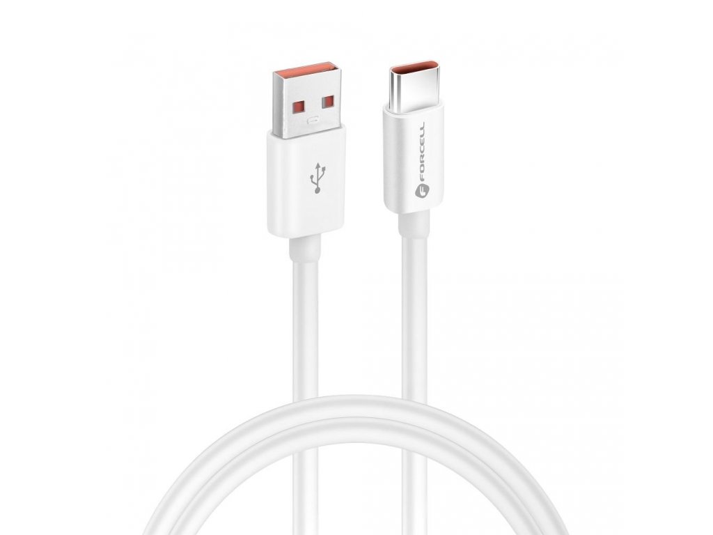 FORCELL kabel USB-A na USB-C QC4.0 3A/20V 60W C336 1m bílý