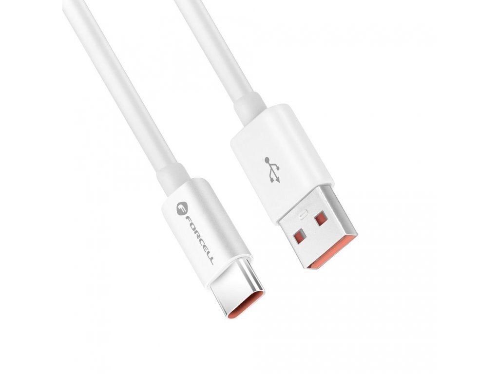 FORCELL kabel USB-A na USB-C QC4.0 3A/20V 60W C336 1m bílý