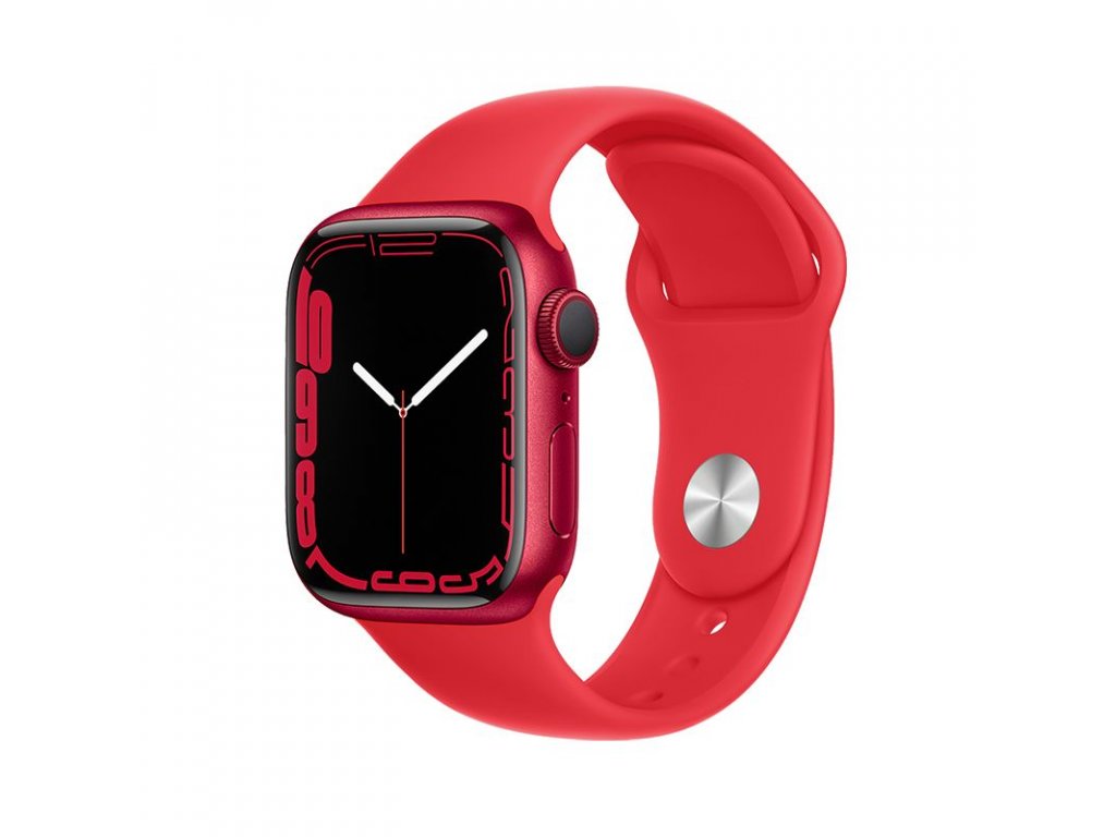 Řemínek FORCELL F-DESIGN FA01 pro Apple Watch 42/44/45/49 mm - červený