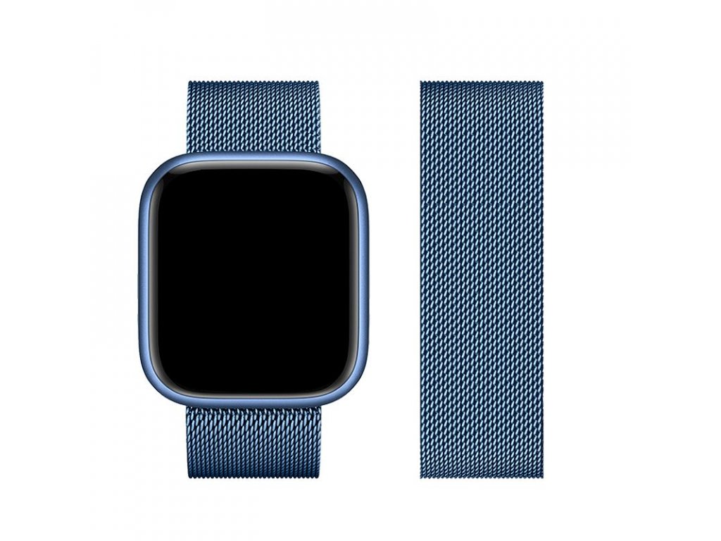 Řemínek FORCELL F-DESIGN FA03 pro Apple Watch 38/40/41 mm - modrý