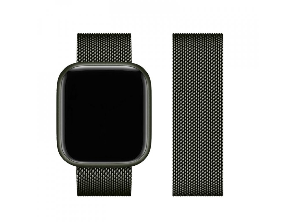 Řemínek FORCELL F-DESIGN FA03 pro Apple Watch 38/40/41 mm - zelený