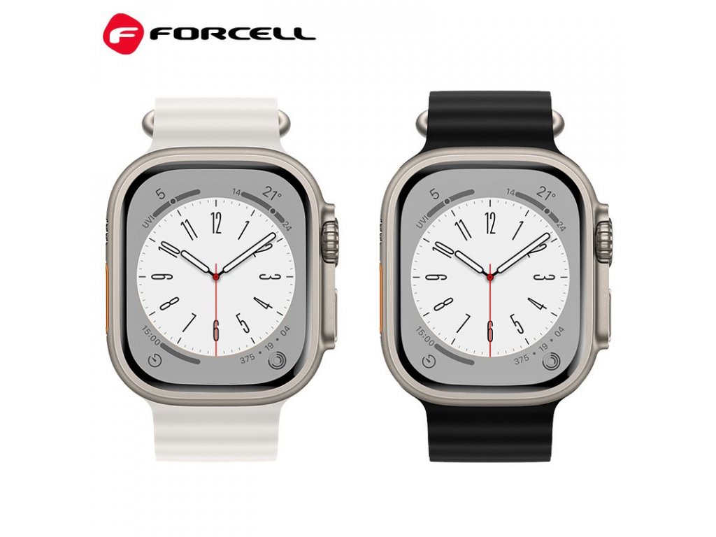 Řemínek FORCELL F-DESIGN FA12 pro Apple Watch 42/44/45/49mm - modrý