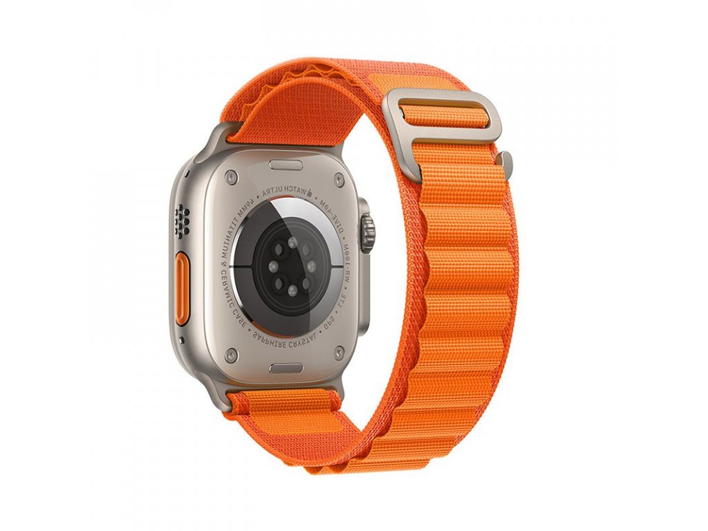 Řemínek FORCELL F-DESIGN FA13 pro Apple Watch 38/40/41 mm - oranžový