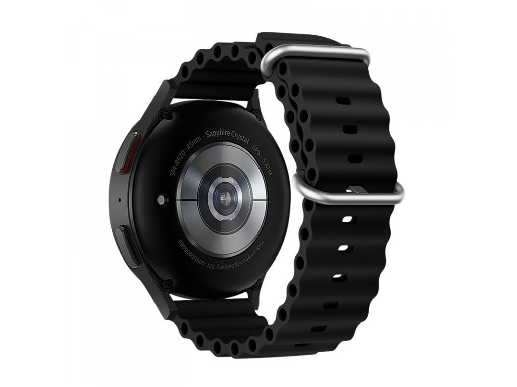 Řemínek FORCELL F-DESIGN FS01 pro Samsung Watch 20 mm - černý