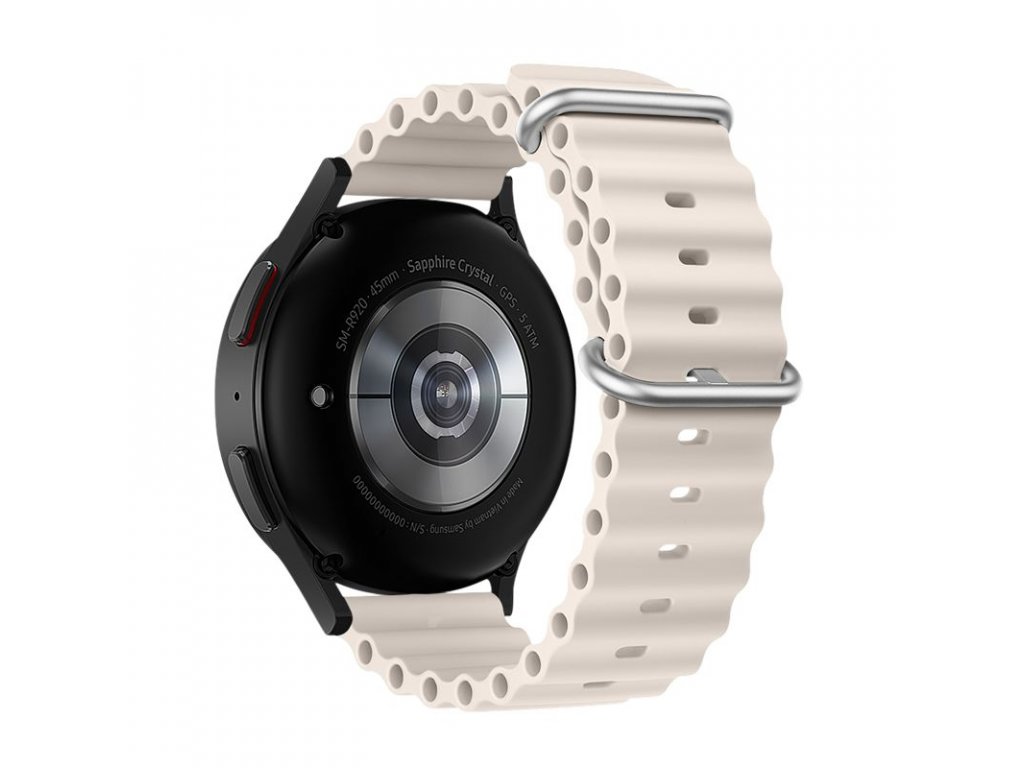 Řemínek FORCELL F-DESIGN FS01 pro Samsung Watch 22mm - béžový