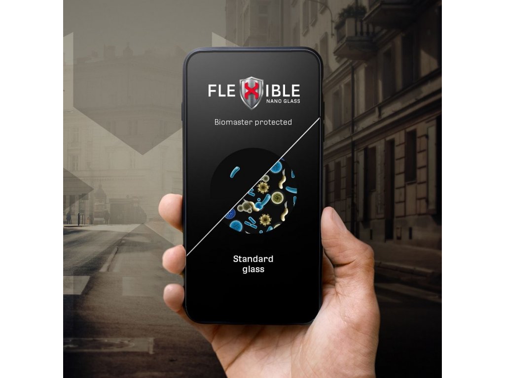 Forcell Flexible Nano Glass 5D for iPhone 15 black