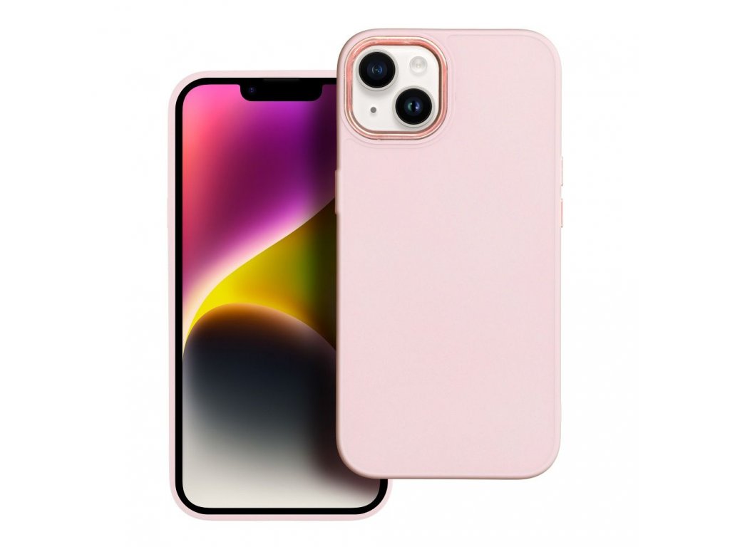 Pouzdro FRAME pro IPHONE SE 2020 - pudrově růžové