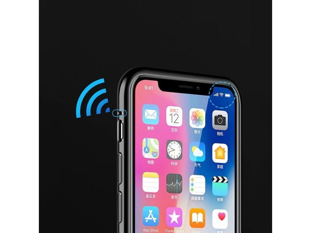 Full Magnetic Case magnetické pouzdro 360 na přední i zadní část + sklo na displej iPhone 11 Pro černo/průsvitné