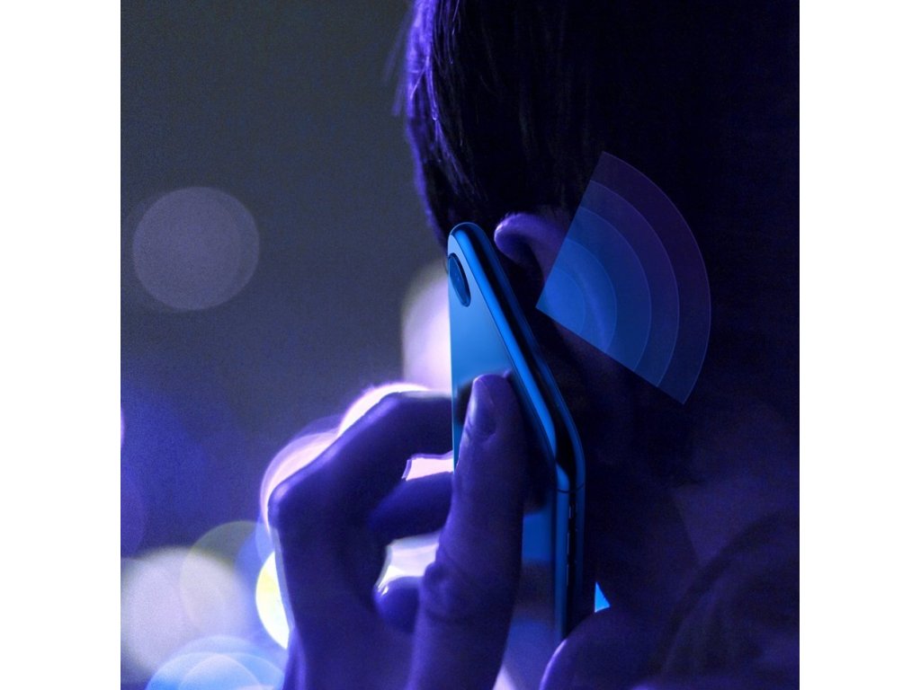 Full-screen tvrzené sklo 3D na celý displej s krytem na reproduktor Apple iPhone XR černé (SGAPIPH61-WA01)