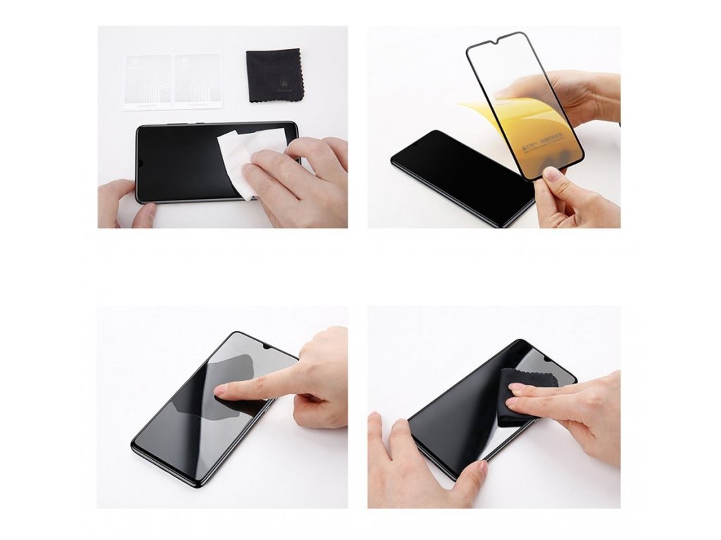 Full-screen tvrzené sklo 3D na celý displej s krytem na reproduktor Apple iPhone XR černé (SGAPIPH61-WA01)