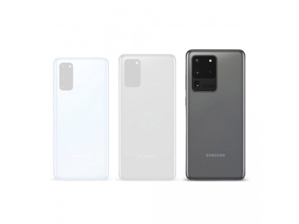 Fusion Matte pouzdro s gelovým rámem Samsung Galaxy S20 Ultra průsvitné (FMSG0004)