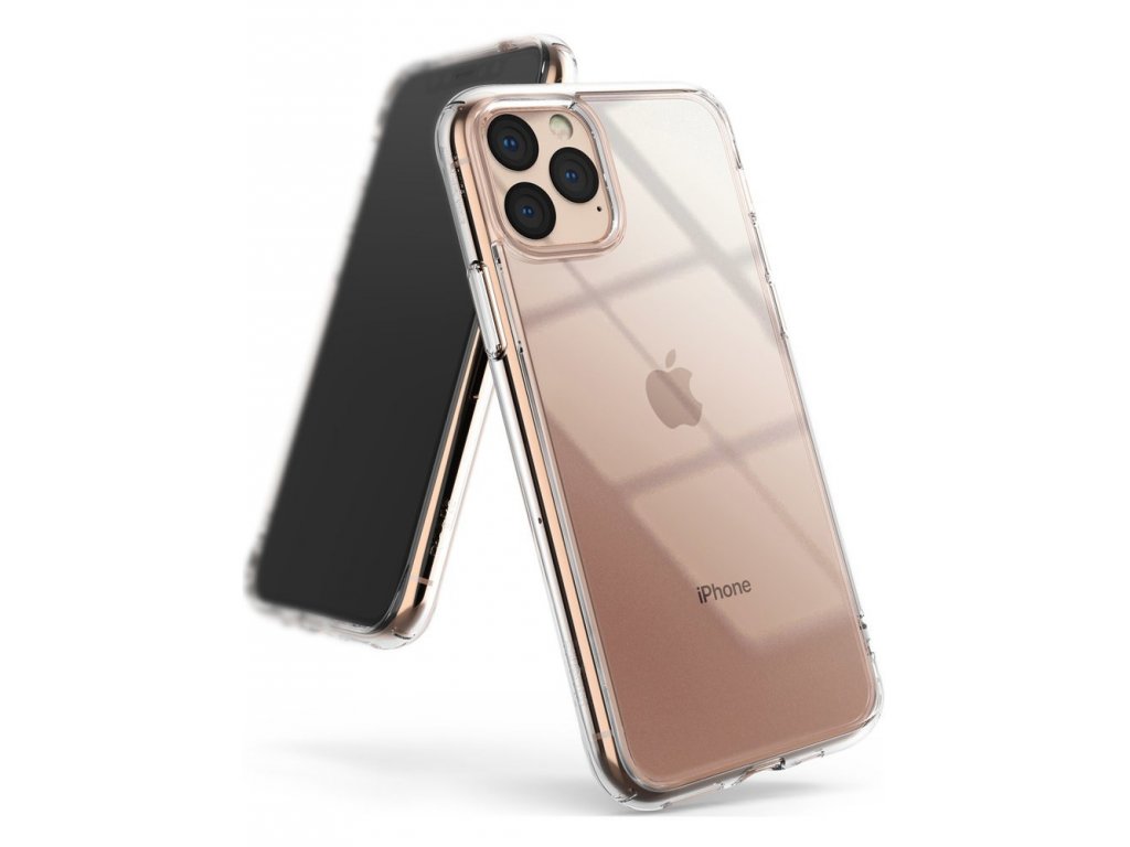 Fusion pouzdro s gelovým rámem iPhone 11 Pro Max průsvitné (FSAP0042)