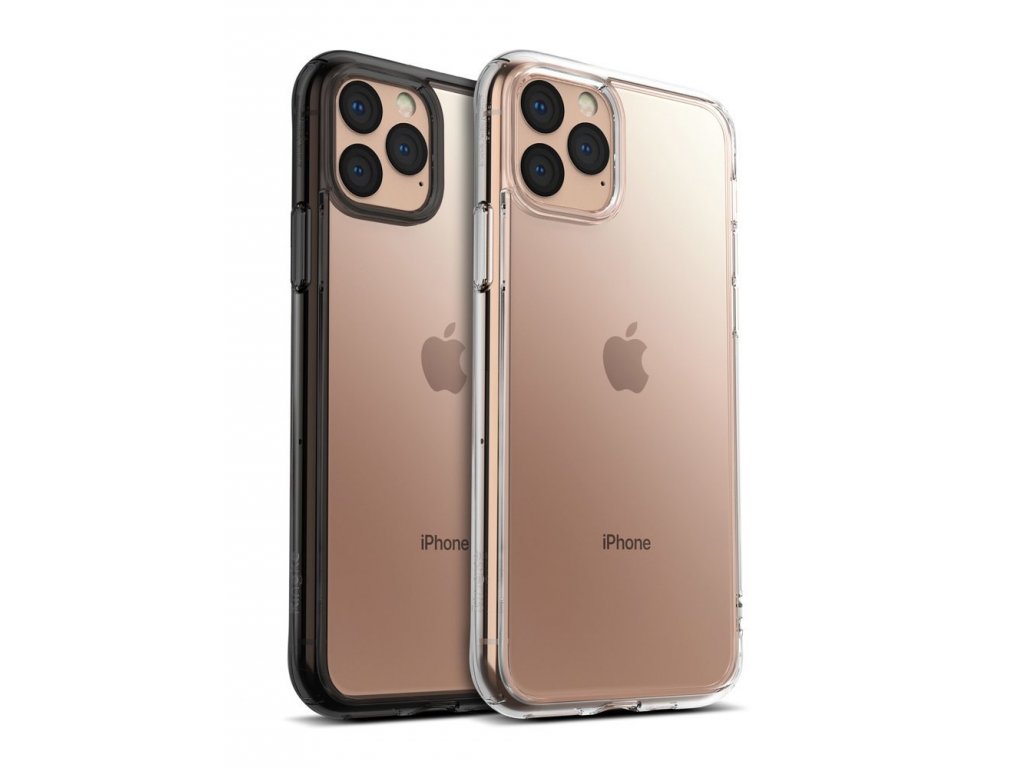 Fusion pouzdro s gelovým rámem iPhone 11 Pro Max průsvitné (FSAP0042)