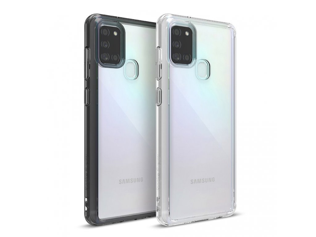 Fusion pouzdro s gelovým rámem Samsung Galaxy A21S průsvitné (FSSG0084)