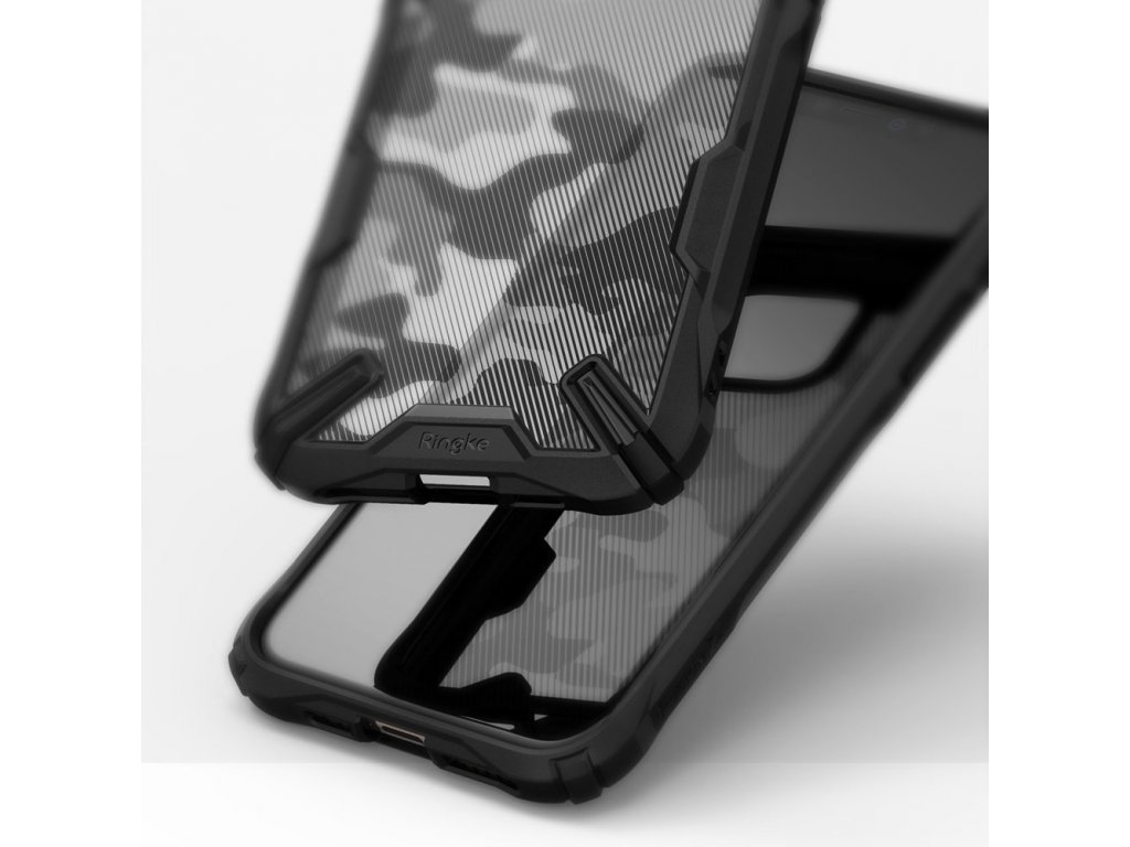 Fusion X Design pancéřové pouzdro s rámem iPhone 11 Pro černé Camo Black (XDAP0002)