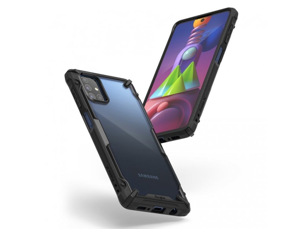 Fusion X Design pancéřové pouzdro s rámem Samsung Galaxy M51 černé Camo Black (XDSG0043)