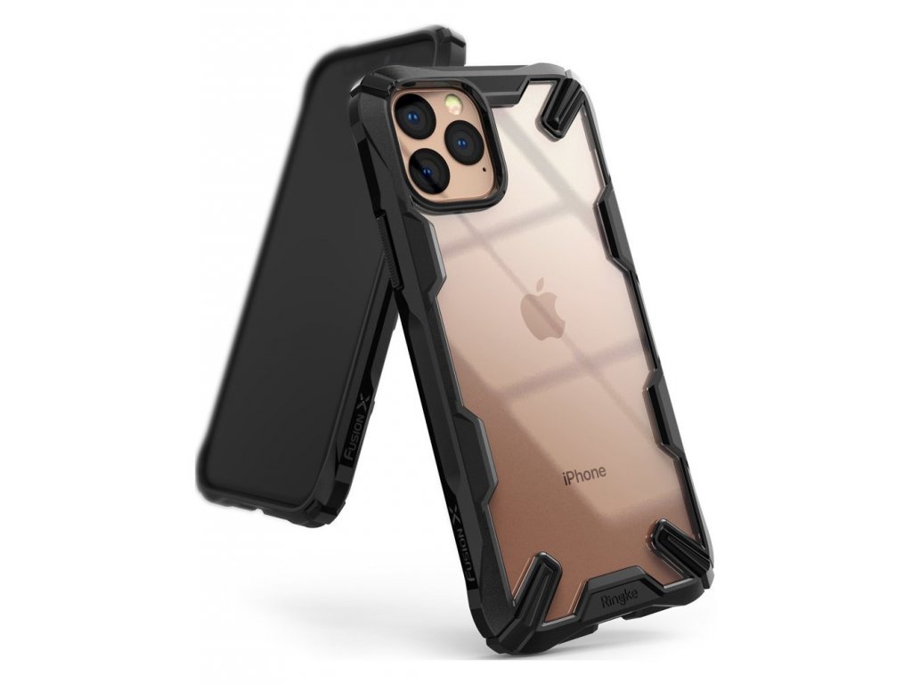 Fusion X pancéřové pouzdro s rámem iPhone 11 Pro černé (FUAP0013)