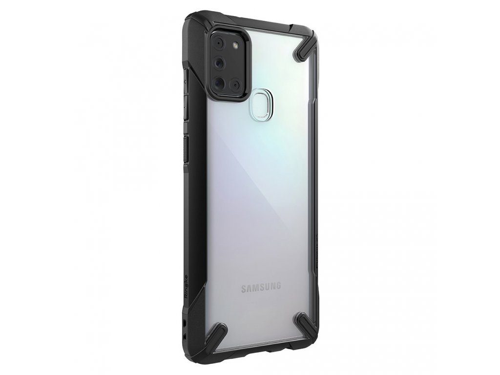 Fusion X pancéřové pouzdro s rámem Samsung Galaxy A21S černé (FUSG0059)