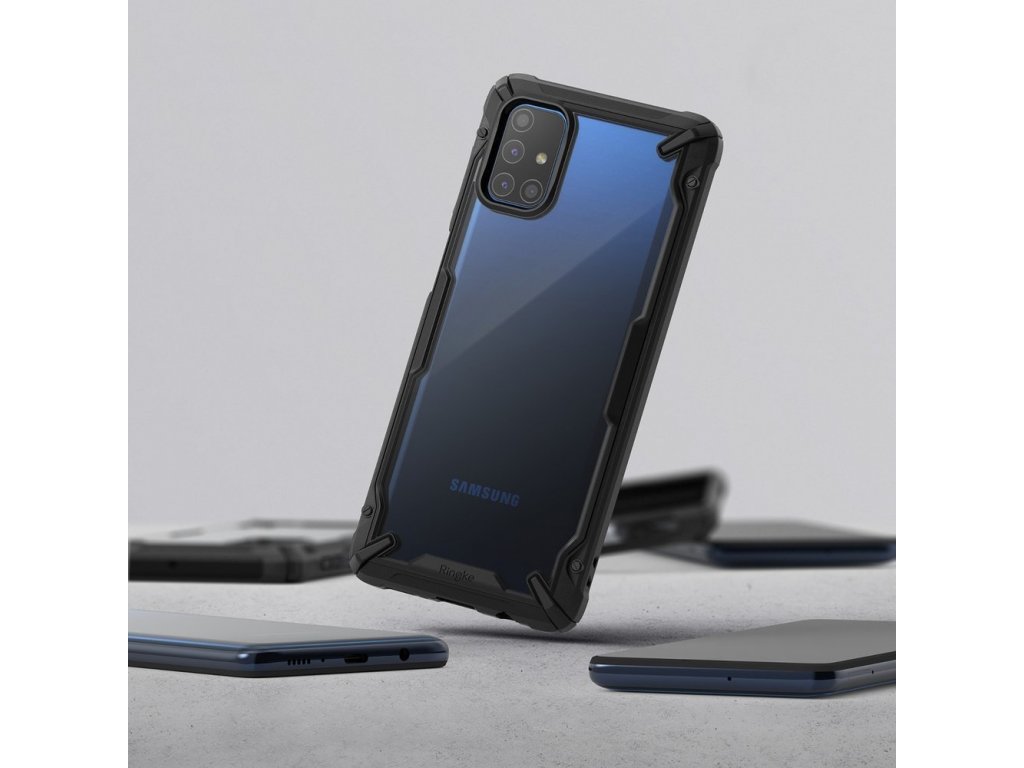 Fusion X pancéřové pouzdro s rámem Samsung Galaxy M51 černé (FUSG0065)