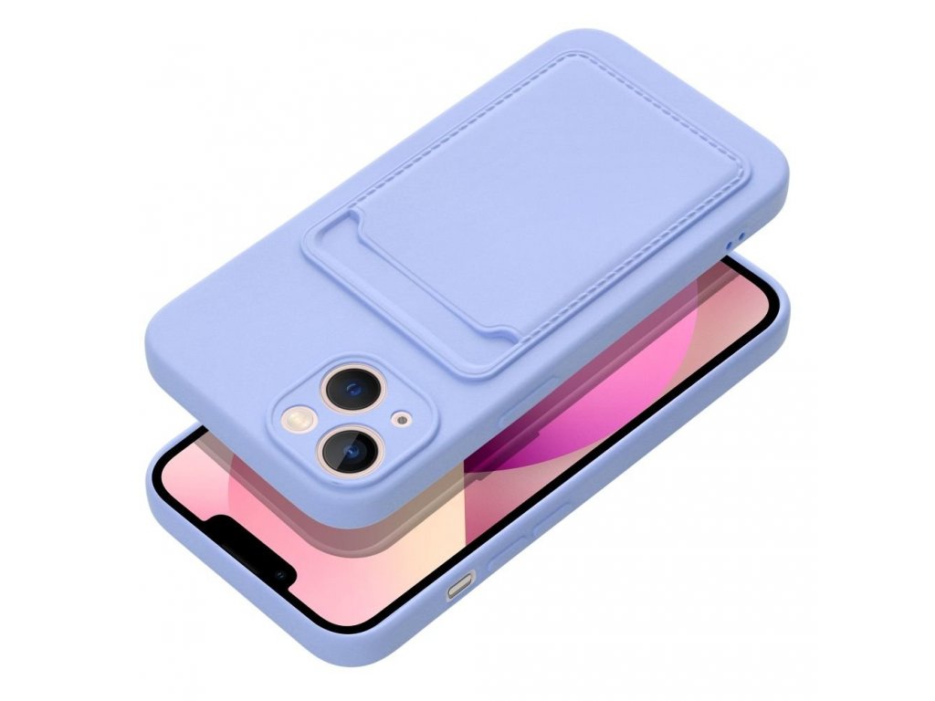 Pouzdro Forcell CARD CASE pro iPHONE 14 ( 6.1 ) - fialové barvy