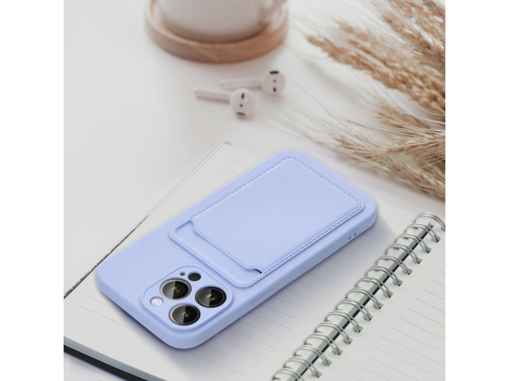 Pouzdro Forcell CARD CASE pro iPHONE 14 ( 6.1 ) - fialové barvy