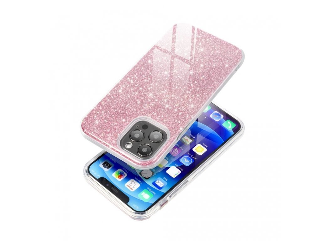 Pouzdro Forcell SHINING pro IPHONE 14 ( 6.1 ) růžové