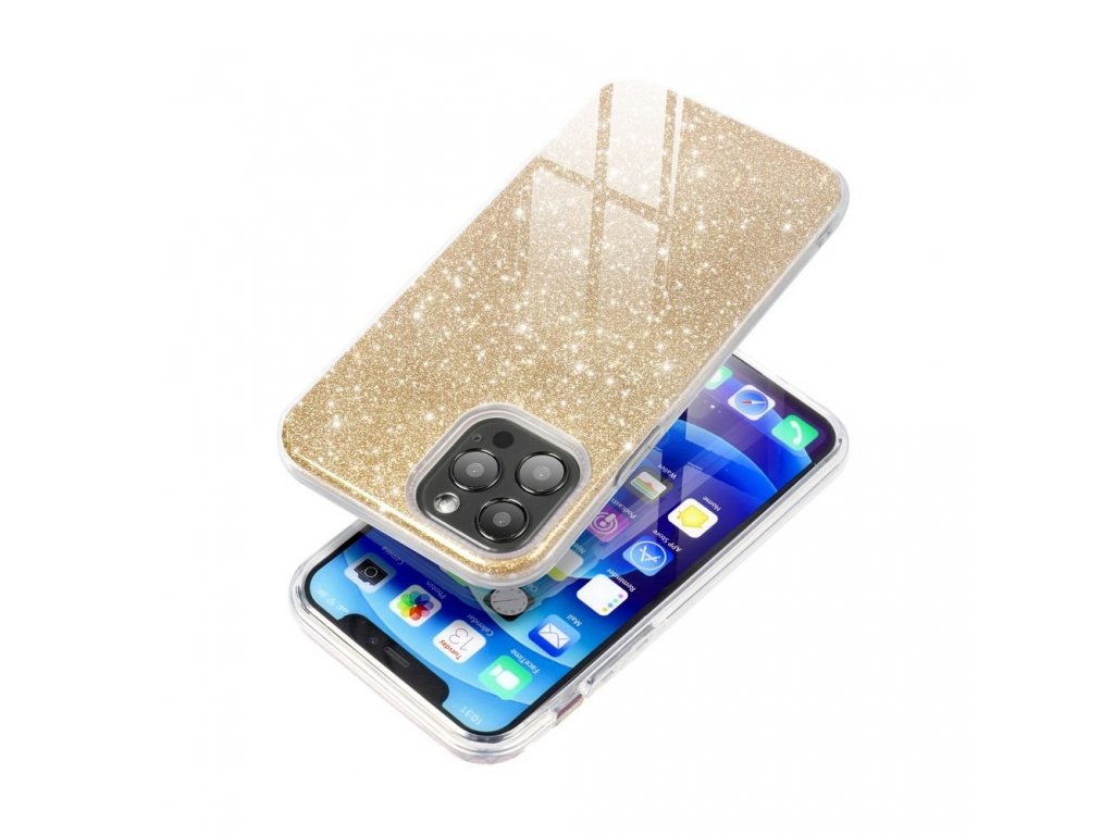 Pouzdro Forcell SHINING pro IPHONE 14 ( 6.1 ) zlaté