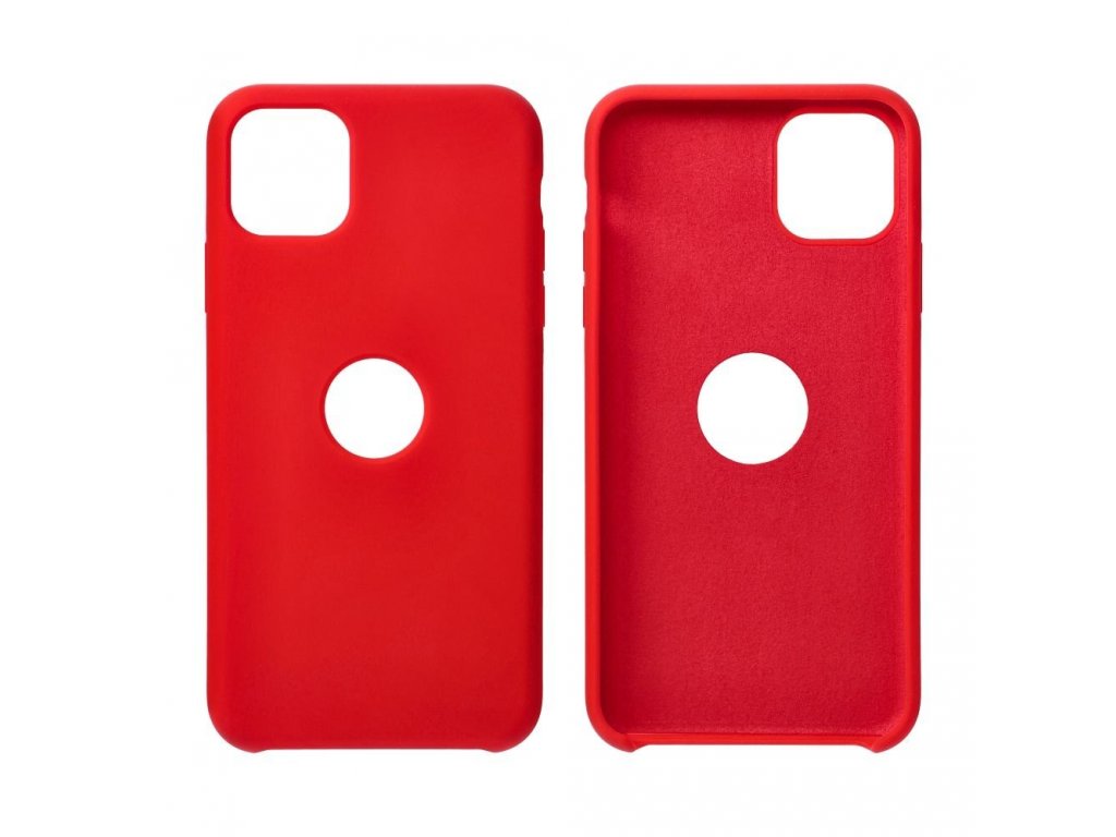 Pouzdro Forcell SILICONE pro IPHONE 14 ( 6.1 ) červené