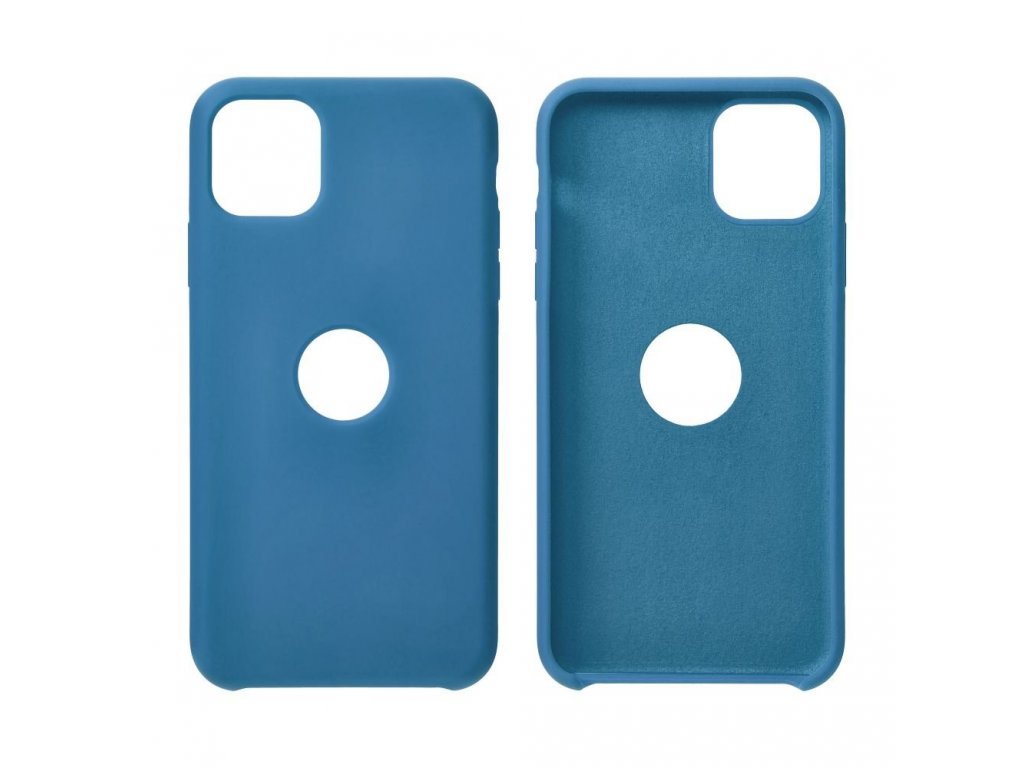 Pouzdro Forcell SILICONE pro IPHONE 14 ( 6.1 ) modré