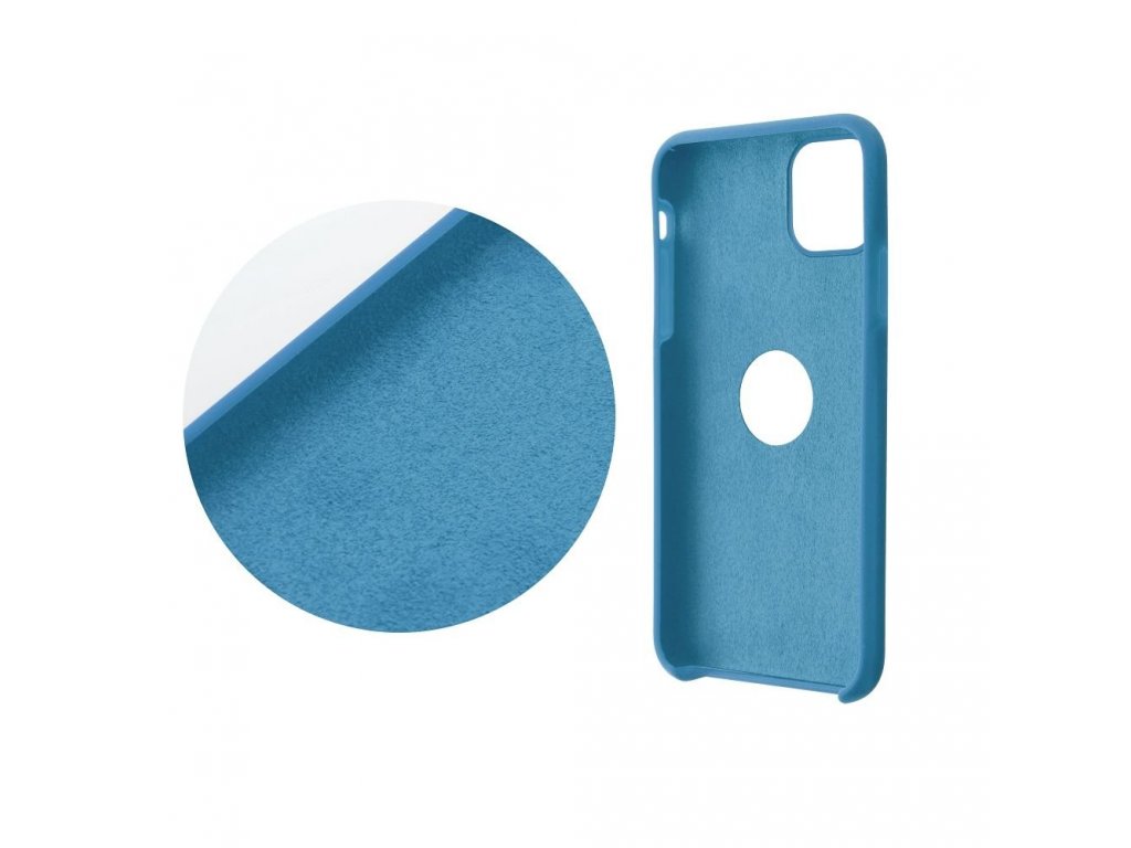 Pouzdro Forcell SILICONE pro IPHONE 14 ( 6.1 ) modré