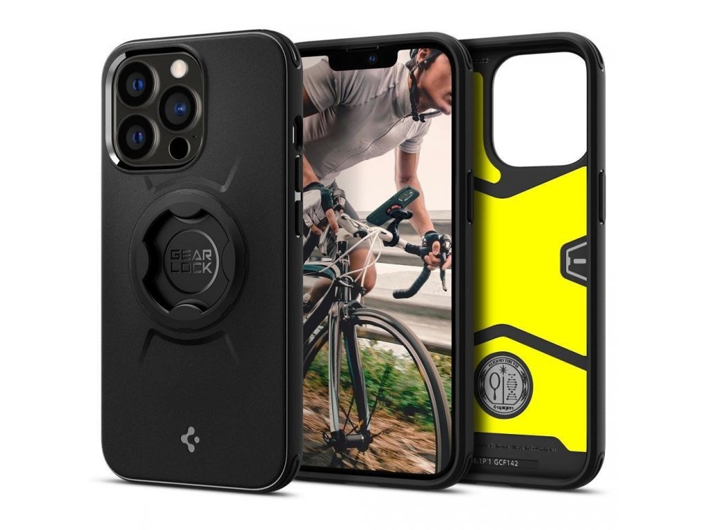 GEARLOCK GCF142 POUZDRO NA KOLO IPHONE 13 PRO ČERNÉ