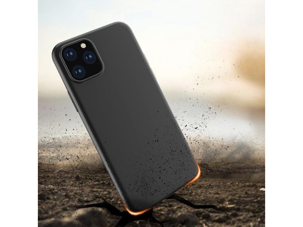 Gelové elastické pouzdro Soft Case pro iPhone 12 mini černé