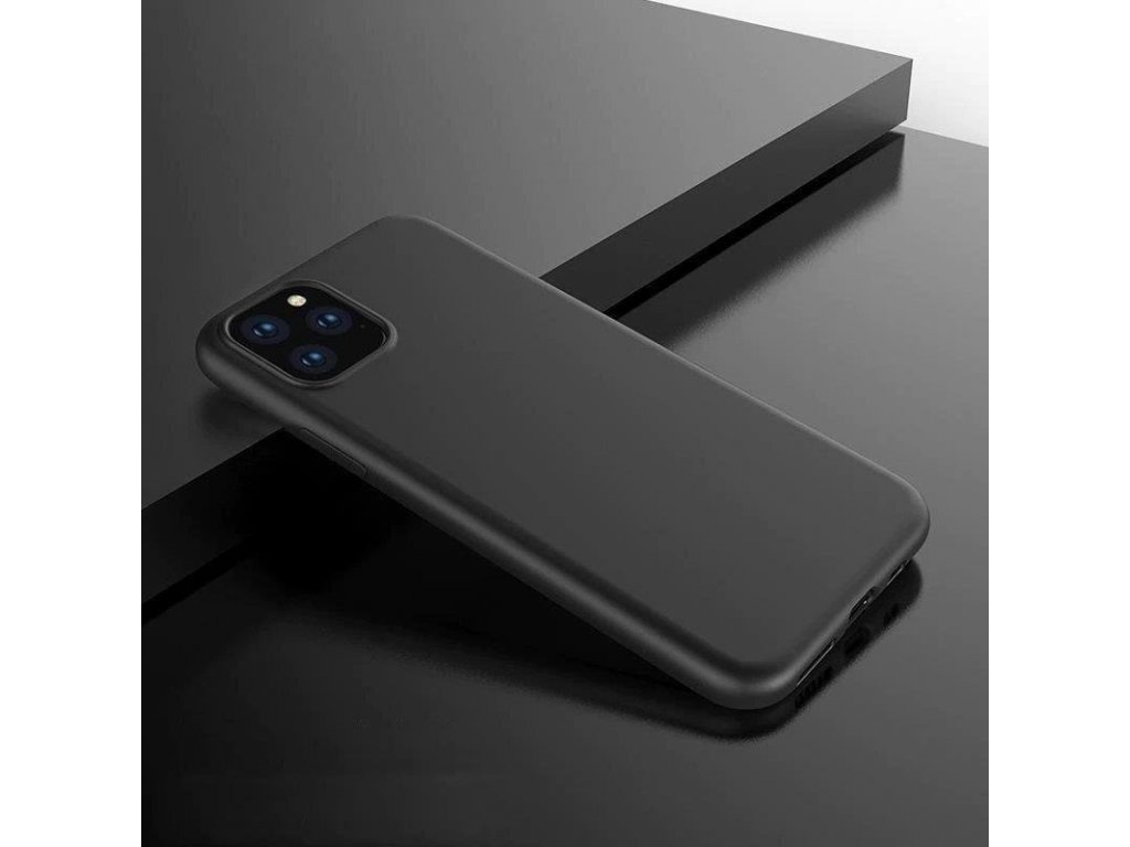 Gelové elastické pouzdro Soft Case pro iPhone 12 mini černé