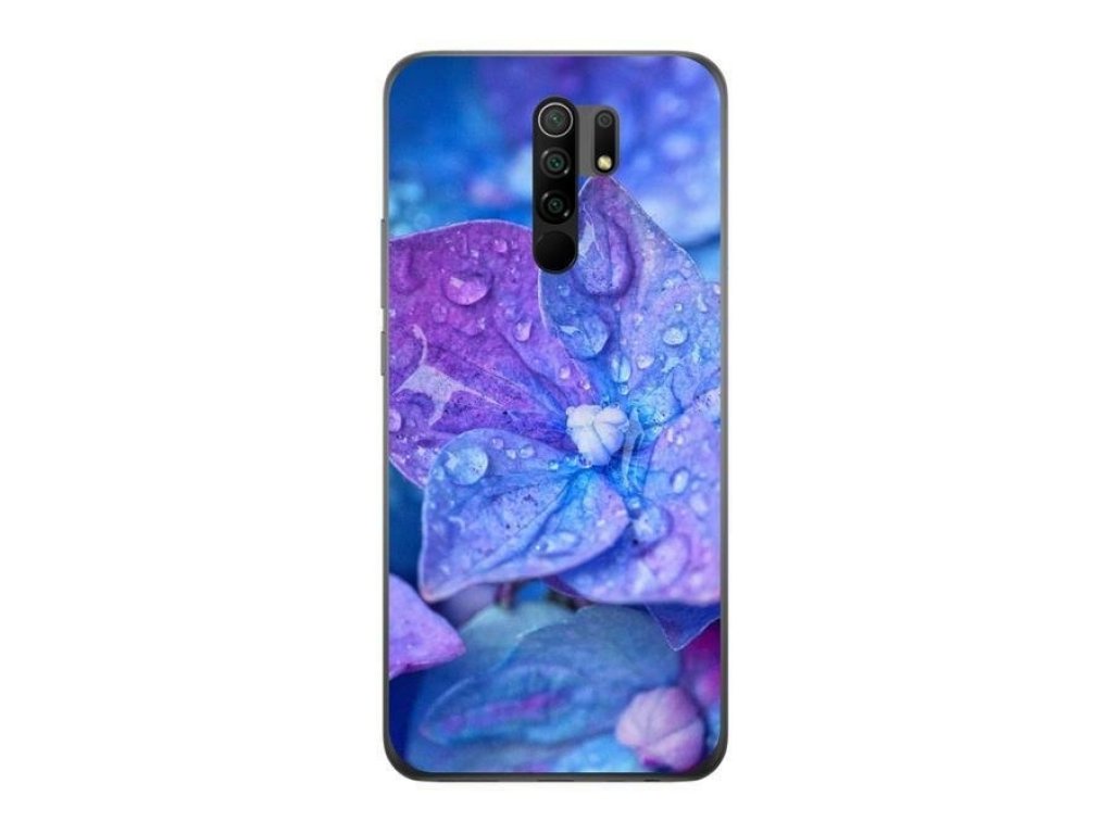 Gelové pouzdro mmCase na mobil Xiaomi Redmi 9 - fialový květ