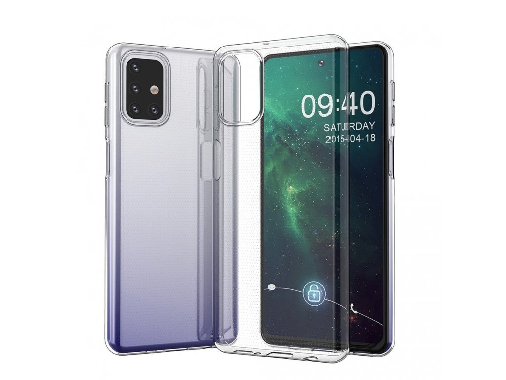 Gelové pouzdro Ultra Clear 0.5mm Samsung Galaxy M31s průsvitné