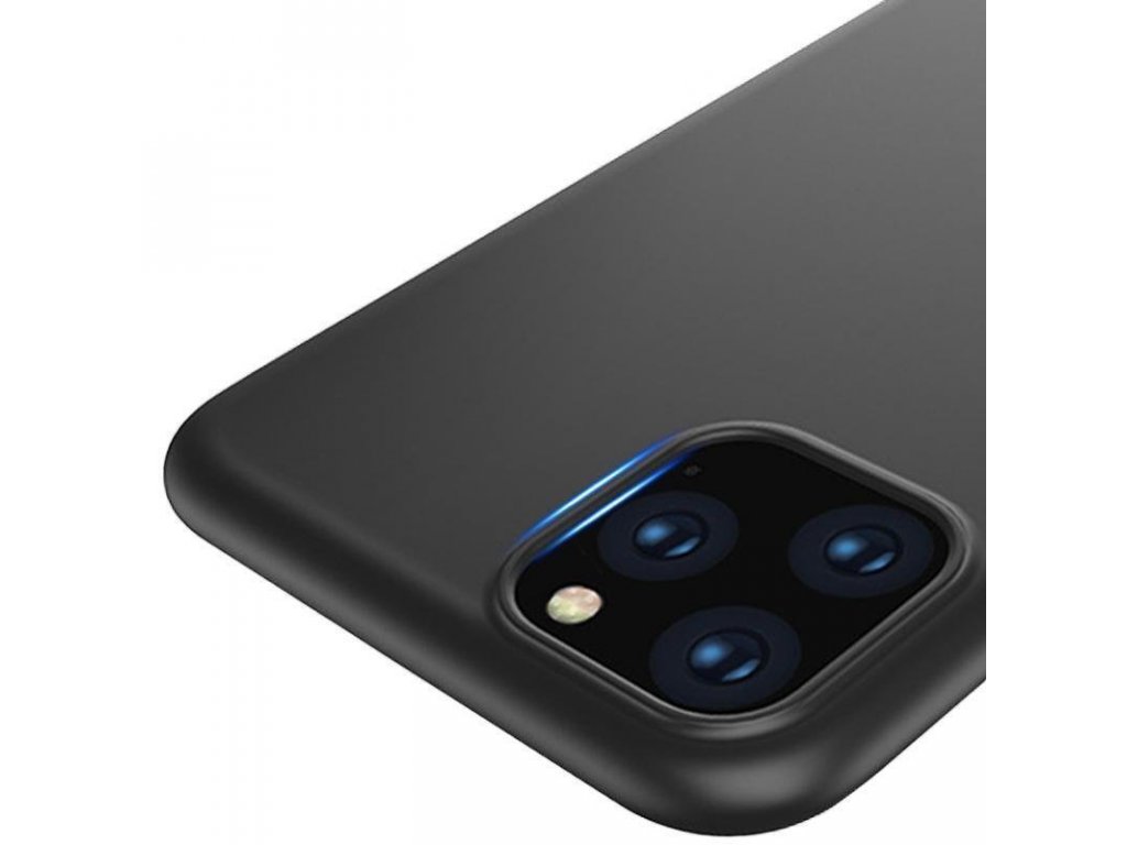 Gelový elastický zadní kryt Soft Case pro iPhone 11 černý