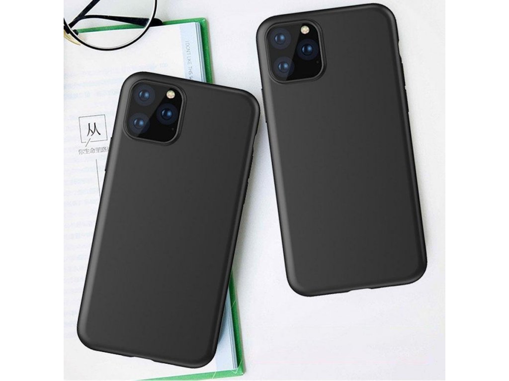 Gelový elastický zadní kryt Soft Case pro iPhone 11 černý