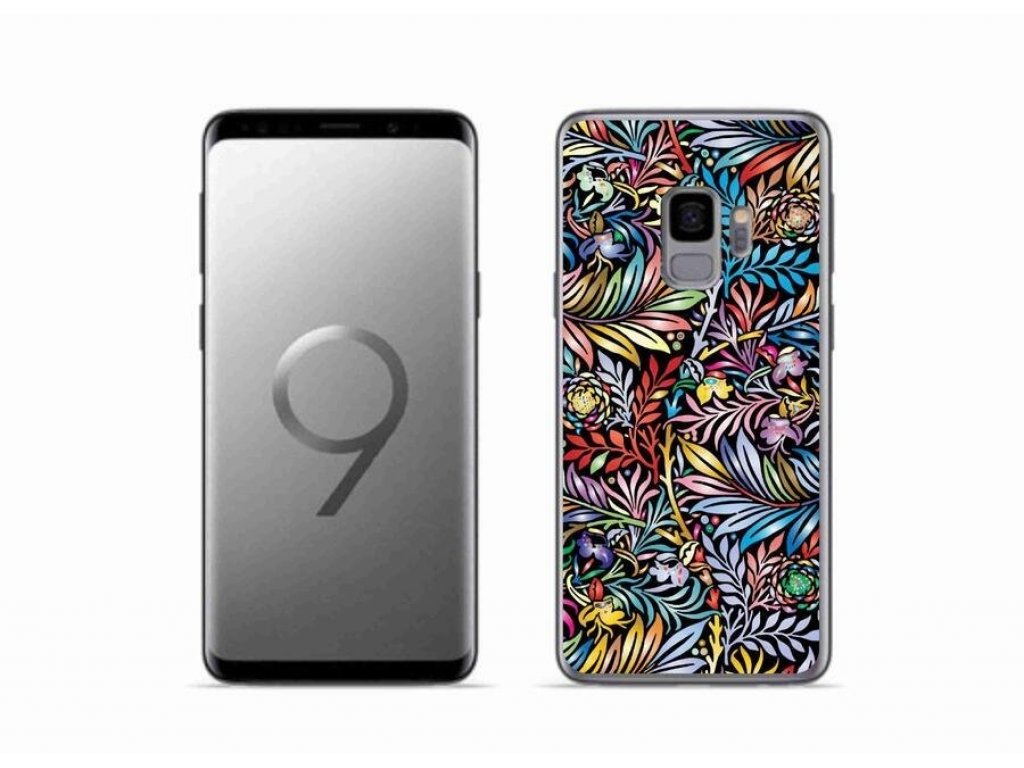 Gelový kryt mmCase na mobil Samsung Galaxy S9 - květiny 5