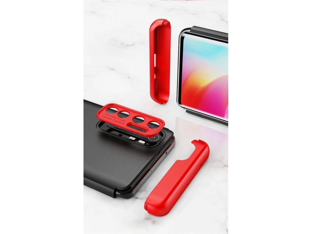 GKK 360 Protection Case full case přední + zadní strana Xiaomi Mi 10 Lite černá