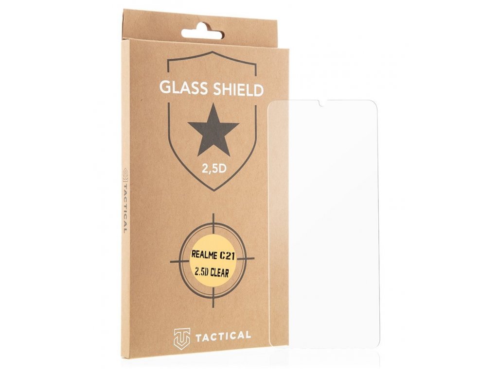 Glass Shield 2.5D sklo pro Realme C21 průsvitné